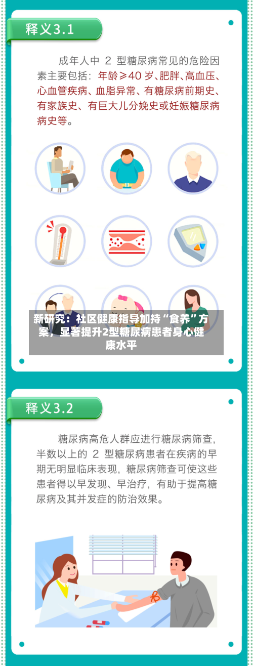 新研究：社区健康指导加持“食养”方案，显著提升2型糖尿病患者身心健康水平-第3张图片