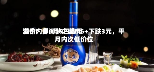 酒价内参6月9日费用发布：洋河梦之蓝M6+下跌3元，平月内次低价位-第2张图片